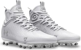Under Armour Spotlight Lux MC 2.0 3025082-100 Men White Football Cleats GBNC1567