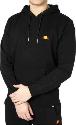 Ellesse Zwarte hoodie met patchlogo - Heren - Hoodies - Zwart - XL - Hoodies & sweatvesten