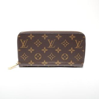 Louis Vuitton Monogram Brown Monogram Long Wallet (Bi-Fold) (Pre-Owned)