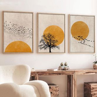 Dmora Cuadro Menorika, Estructura De Madera Nobilitada, 50x70h Cm Multicolor