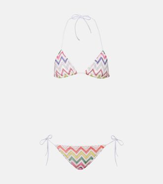 Missoni Zigzag lamé bikini