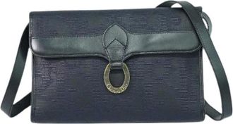 Dior Pre-owned Cross Body Bags, female, Blue, Size: ONE SIZE Pre-owned Trotter shoulder bag
