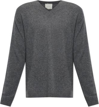 Lisa Yang Cashmere Trui Clayton - Heren - Cashmere truien - Grijs - XL - Kasjmier - Truien & Vesten
