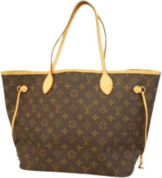 Louis Vuitton Pre-owned Tote Bags, female, Brown, Size: ONE SIZE Pre-owned Canvas Tote Bag