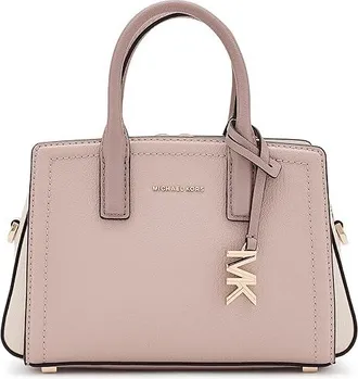 Michael Kors Laila Extra Small Crossbody Cross Body Womens Handbags Soft Pink/Light Cream/Fawn : SM, Leather/Polyester