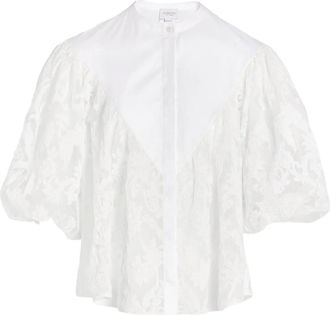 Giambattista Valli Blusa con ricamo - Bianco