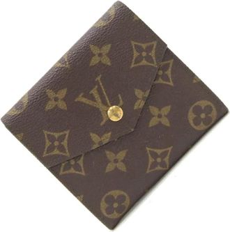 Louis Vuitton Pre-owned Wallets, female, Brown, Size: ONE SIZE Pre-owned Fabric wallets