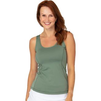 Sofibella UV Colors X Womens Tennis Tank Top in Army at Nordstrom, Size X-Small
