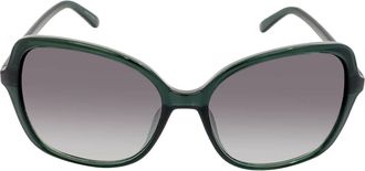 Calvin Klein Grey Gradient Butterfly Ladies Sunglasses CK19561S 360 57