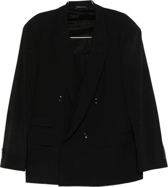 Giorgio Armani Tailored Blazer - Heren - Blazers - Zwart - XL - Wol - Jassen