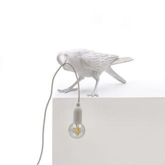 Seletti Table lamp Animaux - White - Resin - Designer Marcantonio