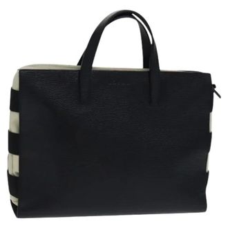 Loewe Pre-owned Leather Hand Bag - Dames - Pre-owned - Zwart - Maat: ONE Size Leer