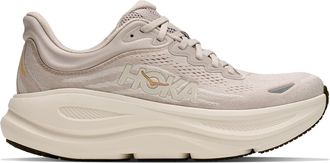 Hoka One One Bondi 9 Running Shoes in River Rock Grey/Alabaster Women