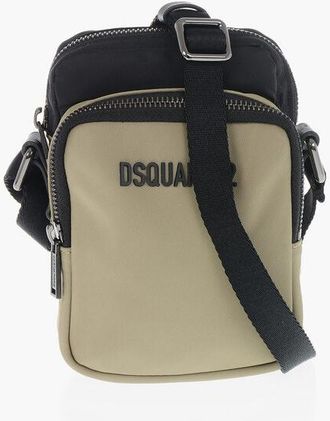 Dsquared2 Bicolour Shoulder Bag CORDURA with Embossed Logo size One Size