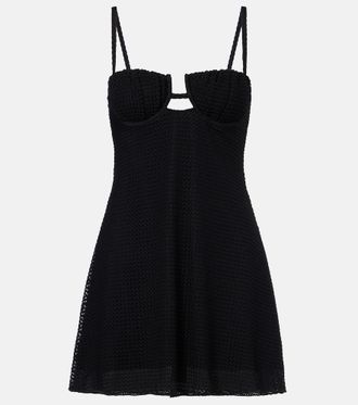 Montce Swim Petal knitted minidress