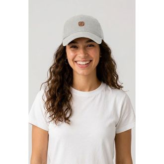 Dalix Pretzel Dad Cap in Washed Stone White at Nordstrom