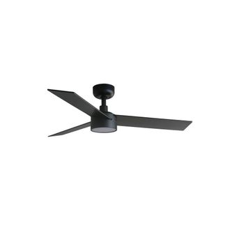 Netlighting Rudder Small Led Black Walnut DC Ceiling Fan 6 Speed