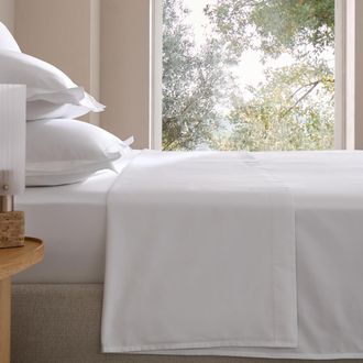 AM.PM Plat laken in katoensatijn, Galor