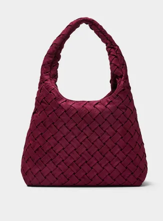 Steve Madden Womens Brhianon braided hobo bag