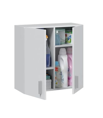 F.R.S. Armario Multiusos Para Colgar En Acabado Blanco Milan. 59 Cm(ancho) 60 Cm(altura) 26.5 Cm(fondo)