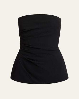 Proenza Schouler Damea Strapless Double Crepe Top