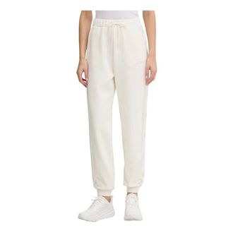 Guess Jogger Trainingsbroeken met Logo op de Tailleband - Dames - Sweatpants - Beige - XS - Polyester - Broeken