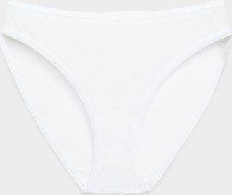 Miiyu Womens Elastic trim essential bikini panty 100% organic cotton