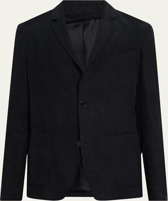 Officine Générale Mens Nehemiah Slim Unconstructed Sport Coat