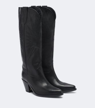 Golden Goose Stivali texani 70 Wish Star in pelle
