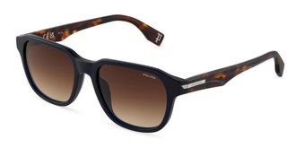 Police SPLU67 NERVE 1 0V14 Mens Sunglasses Size 55