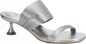 Bruno Menegatti Womens Eve Slide Sandal In Silver