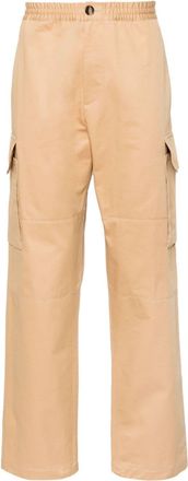 Marni mid-rise cargo trousers - men - Cotton - 48 - Yellow