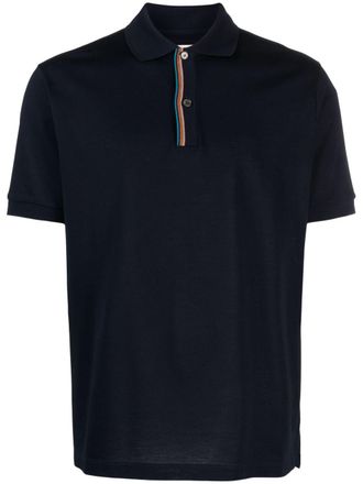 Paul Smith Polo a righe arcobaleno - Blu