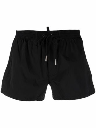 Dsquared2 logo-print swim shorts - men - Polyamide/Spandex/Elastane - 42 - Black