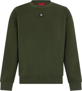 HUGO BOSS Hombre, Sudaderas, Verde, Talla: 2XL