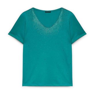 Fiorella Rubino Mujer, Camisetas, Azul, Talla: L