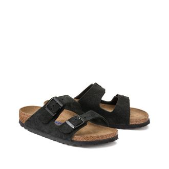 Birkenstock Muiltjes in su&egrave;deleer Arizona, made in Europe