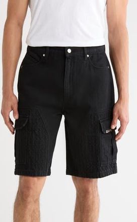 Rta Joseph Denim Cargo Shorts in Black 3D Cross at Nordstrom Rack, Size 29