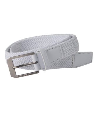 Under Armour Mens Braided Golf Belt, (100) White / / White, XL