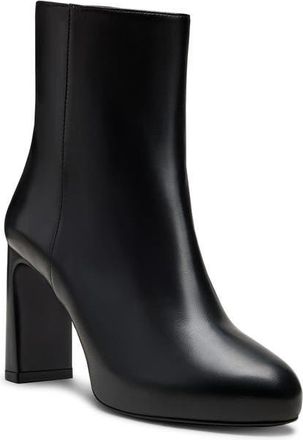 Stuart Weitzman Babette Platform Zip Bootie in Black at Nordstrom, Size 10.5