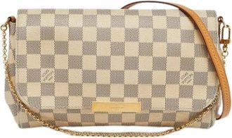 Louis Vuitton Pre-owned Cross Body Bags, female, Beige, Size: ONE SIZE Pre-owned Coated Canvas Cross Body Bag