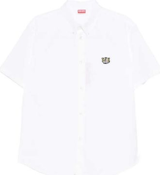 Kenzo Wild Tiger besticktes Hemd