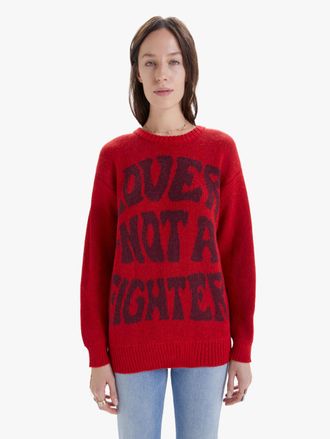 Mother The Long-Jump Jumper Lover Not A Fighter Sweater