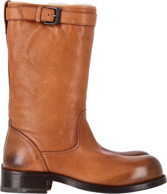 Bottega Veneta Pre-owned Womens Biker Boots in Brown Leather - Size EU 36