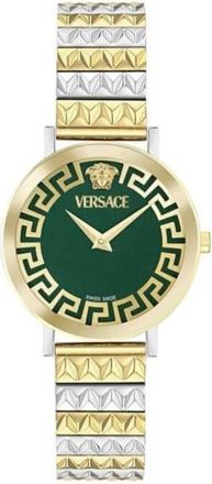 Versace Daedalus Quartz Green Dial Ladies Watch VE9A00424