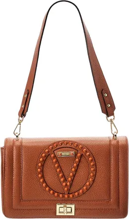 Mario Valentino Alice Rock Leather Shoulder Bag