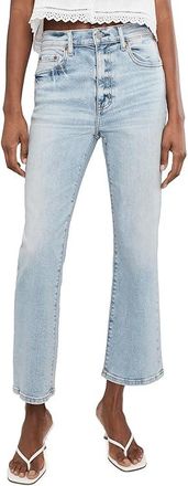 Daze Shy Girl High-rise Crop Flare In Miracle Womens Clothing Miracle : 33 26, Cotton/Denim/Polyester