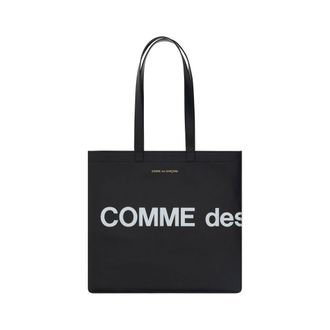 Comme Des Gar&ccedil;ons Black Calf Leather Bos Taurus Shoulder Mens Bag