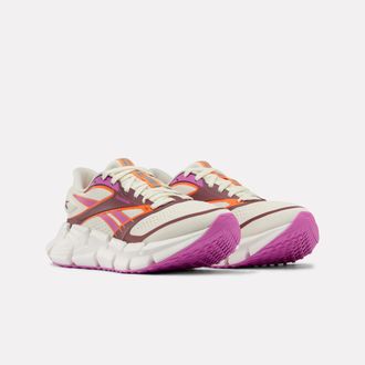 Reebok Laufschuh REEBOK FLOATZIG 2, Damen, Gr. 37,5, chalk, virtual pink, atomic tangerine, Synthetik, Textil, Schuhe Laufschuh