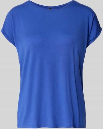 Vero Moda Regular Fit T-Shirt aus Lyocell-Mix Modell AVA in Royal, Größe XL